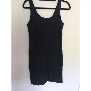 Black scalloped dress